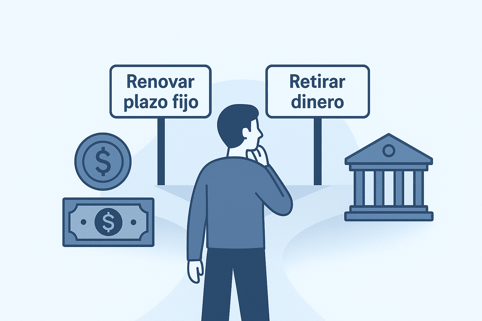 Renuevo plazo fijo o retiro el dinero